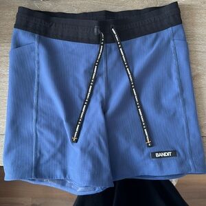 Bandit blue ribbed shorts